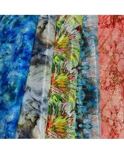 Tessuto Lycra Lucida Stampa...