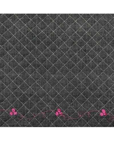 Tessuto Trapunto Jeans Nero...