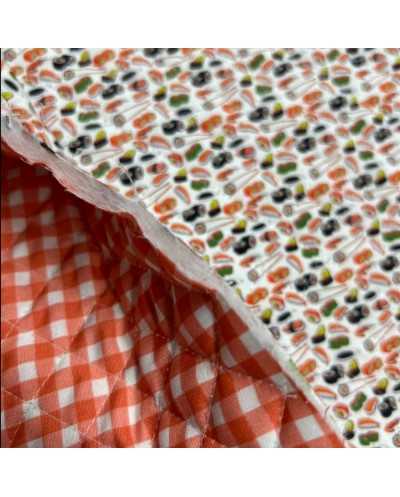 Tessuto Trapunto Cotone...