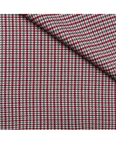 Tessuto Pied-De-Poul Grigio...