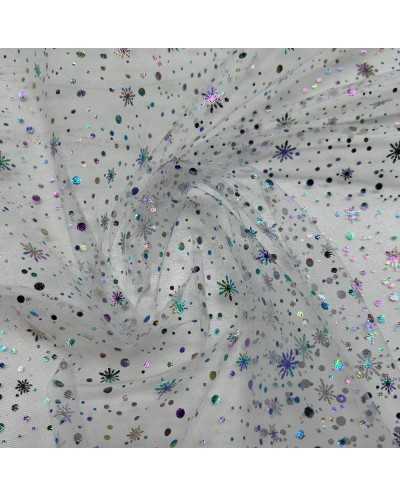 Tessuto Tulle Ghiaccio...