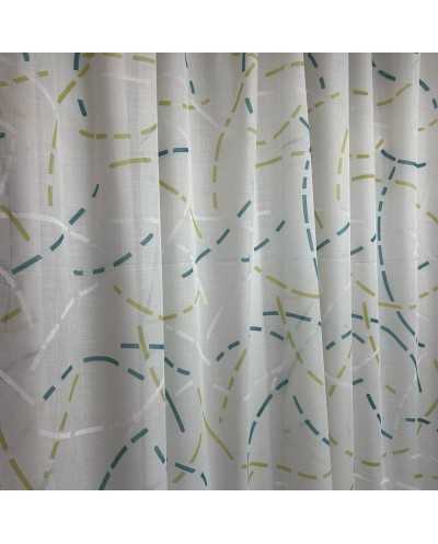 Tessuto Tenda Tratteggio...