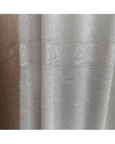 Tessuto Tenda Aldina Panna...