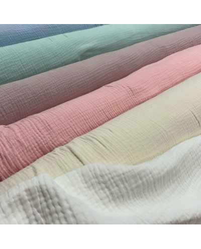 Tessuto Mussola Tripla...