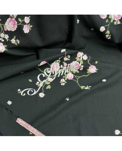 Tessuto Gabardine Lana Rose...