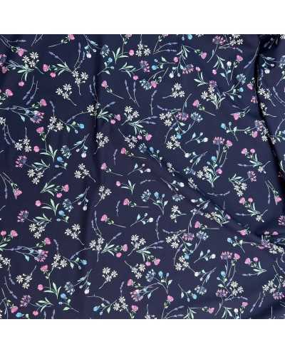 Tessuto Popeline Elastico...