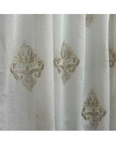 Tessuto Tenda Ricamata...