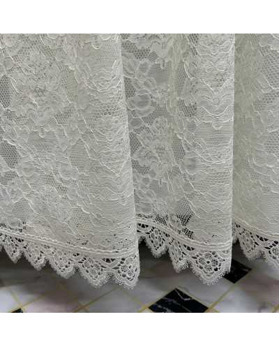 Tessuto Tenda Pizzo Opaco...