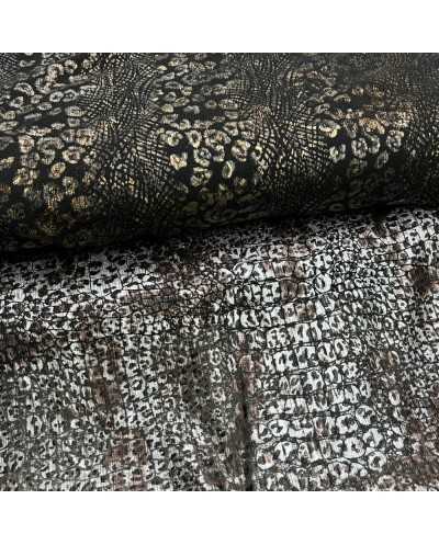 Tessuto Chiffon Maculato...