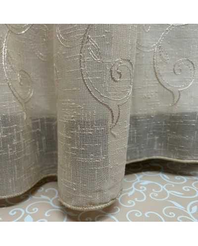 Tessuto Tenda Ricamata...