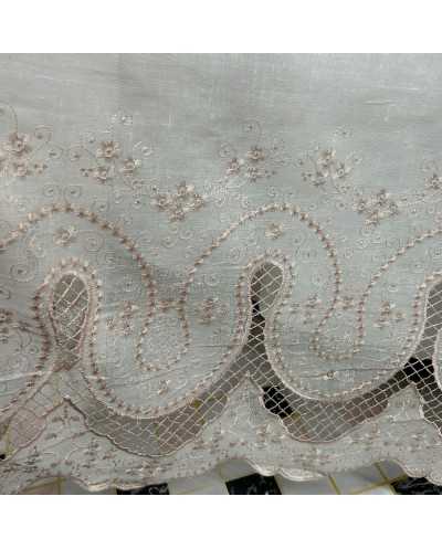 Tessuto Tenda Ricamata...