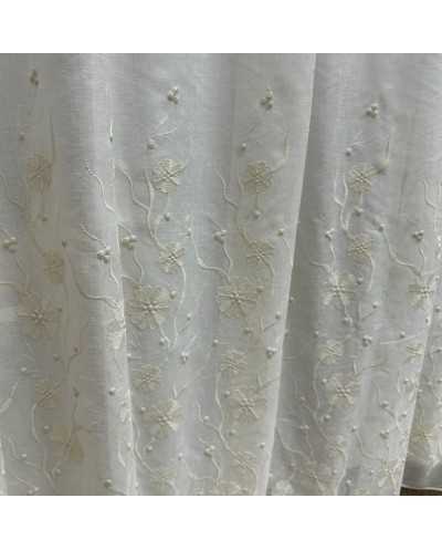 Tessuto Tenda Ricamata...