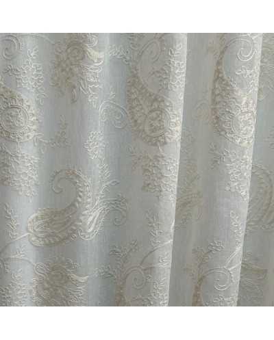 Tessuto Tenda Ricamata Amir...