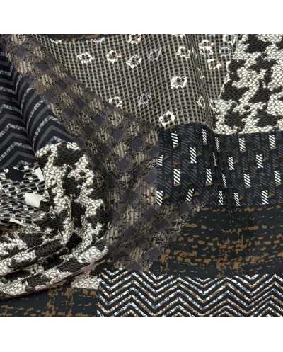 Tessuto Jersey Punto Roma...