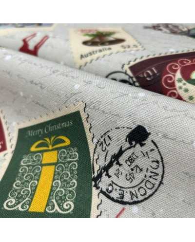 Tessuto Panama Natale...