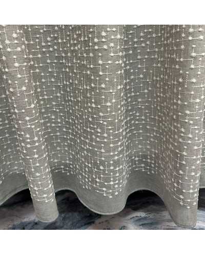 Tessuto Tenda Ricamata...