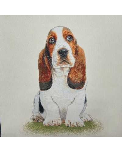 Pannello Suede Cane Basset...