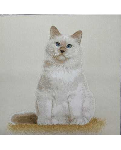 Pannello Suede Gatto Sacro...