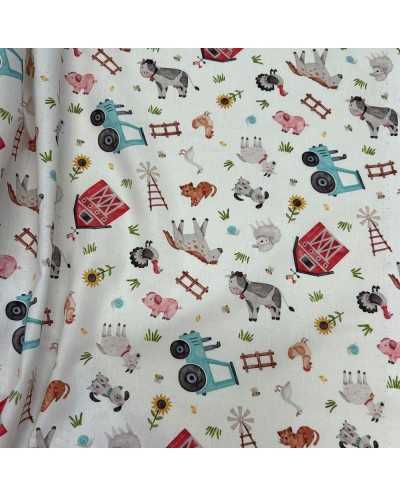 Tessuto Cotone Fattoria 50 Cm