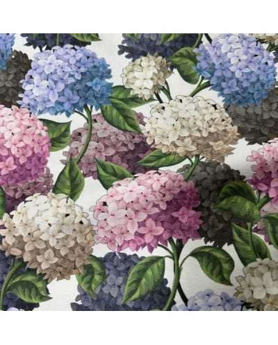 Tessuto Panama Ortensie 50 Cm