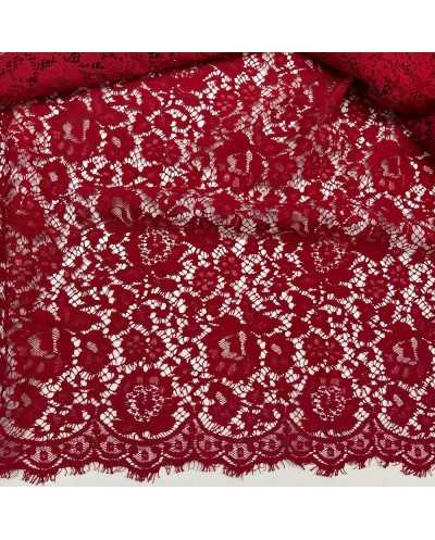Tessuto Pizzo Rosso 50 Cm