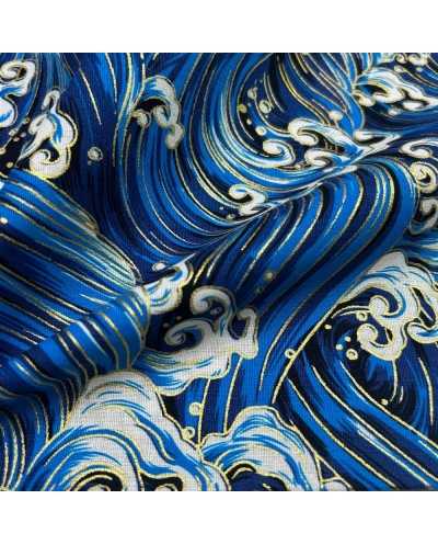 Tessuto Cotone Mare...