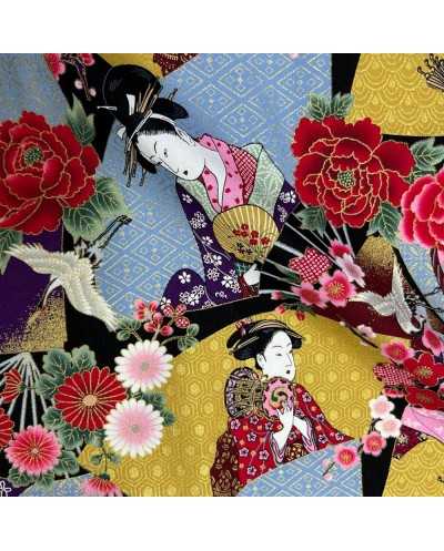 Tessuto Cotone Geisha 50 Cm