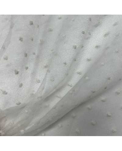 Tessuto Organza Plumetis 50 Cm