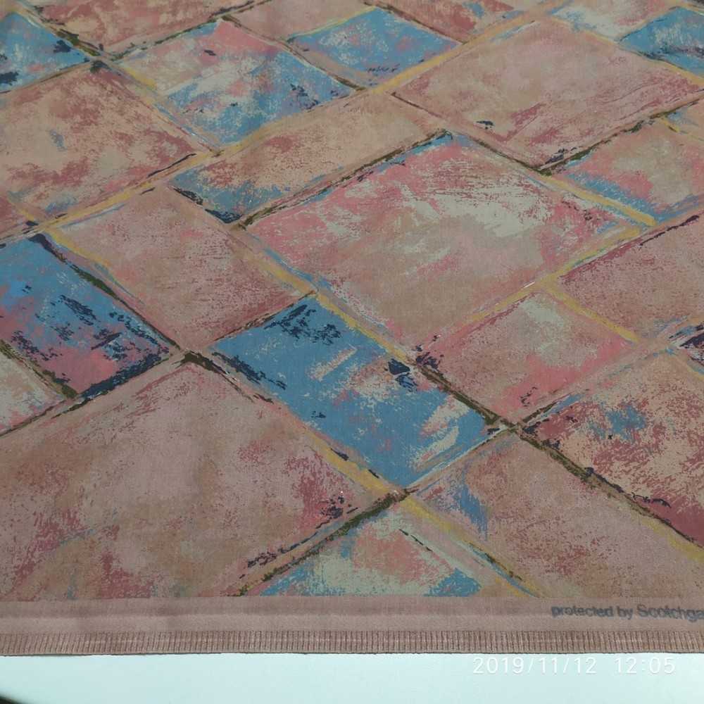 Tessuto Rasatello Cotone Dis. Mattonella Alto 150 Cm