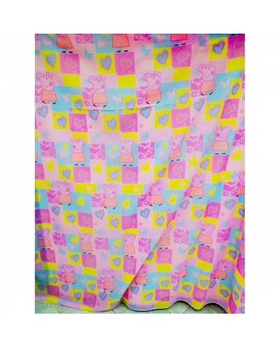 Tenda a metraggio misto lino peppa pig alta 2,80 con piombo finale