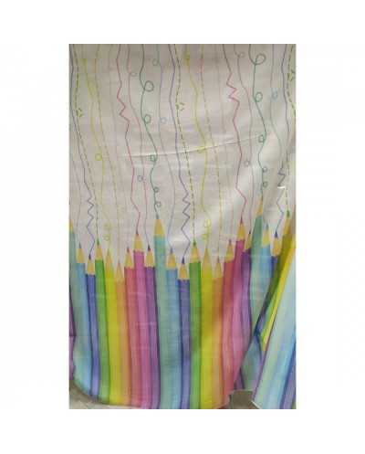 50 CM TESSUTO TENDA MATITE COLORATE H 310 CM