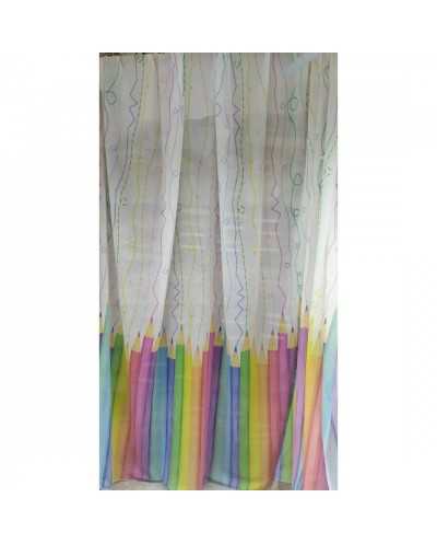 50 CM TESSUTO TENDA MATITE COLORATE H 310 CM